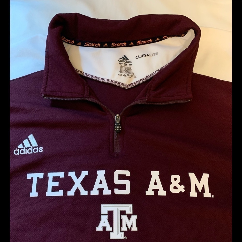 Adidas Climalite Collegiate Texas A&M Pullover - Picture 3 of 6